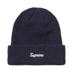   Supreme Loose Gauge Beanie 'Navy' uniszex sapka sötétkék