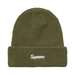   Supreme Loose Gauge Beanie 'Olive' uniszex sapka olíva