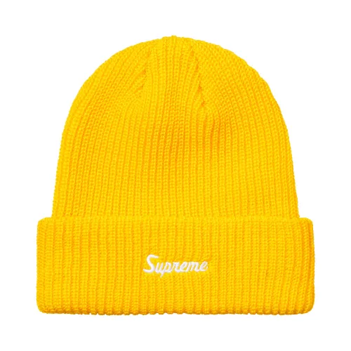 Supreme Loose Gauge Beanie 'Yellow' uniszex sapka sárga