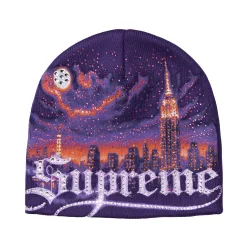   Supreme Cityscape Beanie 'Purple' uniszex sapka lila