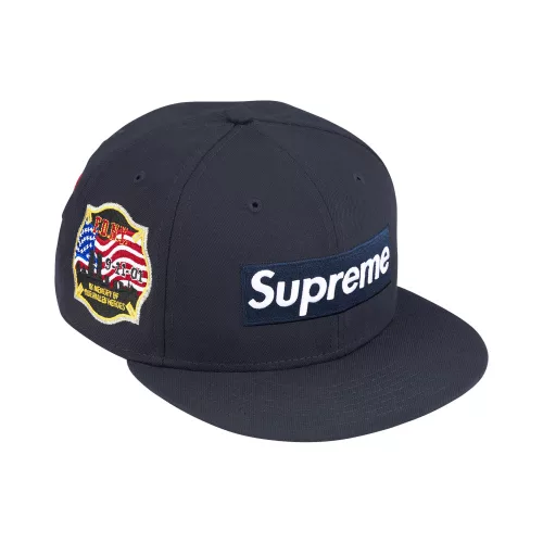 Supreme x Fdny Box Logo New Era 'Navy' sneaker – termékfotó, oldalnézet