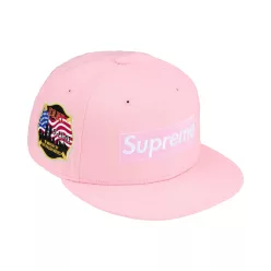 Supreme x Fdny Box Logo New Era 'Pink' sneaker – termékfotó, oldalnézet