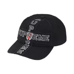 Supreme Cross 6-Panel 'Black' uniszex sapka fekete