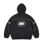 Supreme x Nike Nylon Hooded Jacket 'Black' uniszex kabát fekete