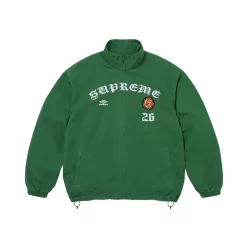   Supreme x Umbro Cotton Ripstop Track Jacket 'Green' uniszex kabát zöld