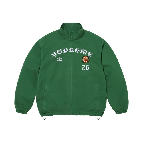 Supreme x Umbro Cotton Ripstop Track Jacket 'Green' uniszex kabát zöld