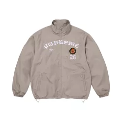   Supreme x Umbro Cotton Ripstop Track Jacket 'Grey' uniszex kabát szürke