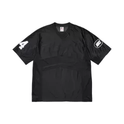 Supreme x Nike Jersey Black uniszex póló fekete
