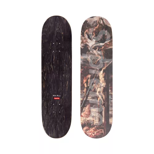 Supreme Crucifixion Skateboard 'Multicolor 8.25" x 32"' uniszex deszka színes utcai sneaker