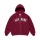 Supreme Arc Thermal Lined Zip Up Hooded Sweatshirt 'Cardinal' uniszex pulóver piros
