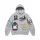 Supreme Stickers Hooded Sweatshirt Heather Grey uniszex pulóver szürke