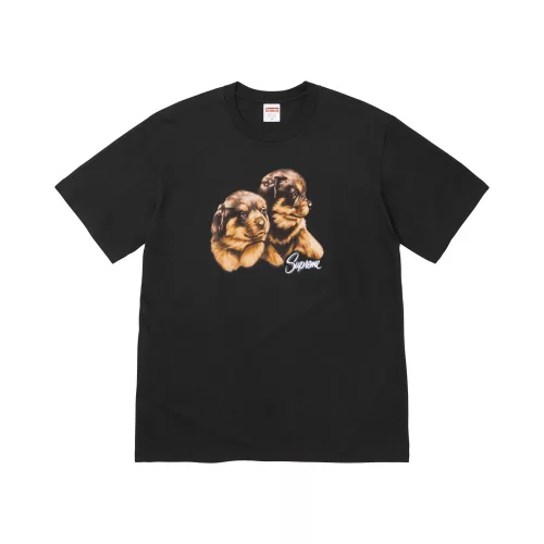 Supreme Puppies Tee 'Black' – termékfotó, oldalnézet