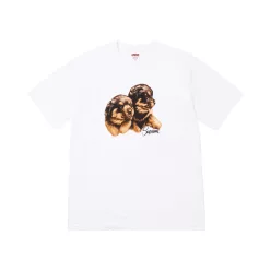 Supreme Puppies Tee 'White' – termékfotó, oldalnézet