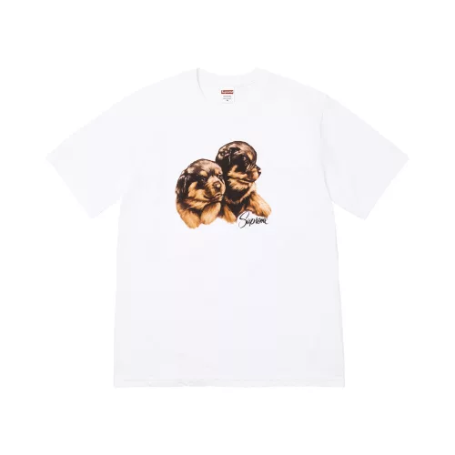 Supreme Puppies Tee 'White' – termékfotó, oldalnézet