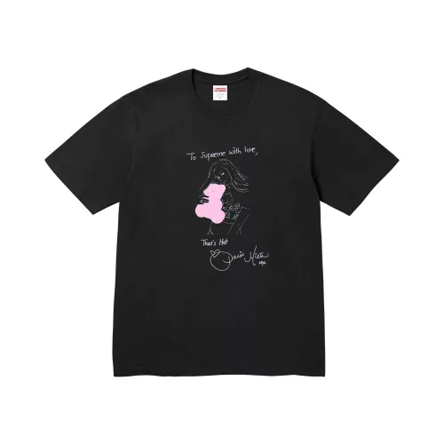Supreme Paris Tee 'Black' uniszex póló fekete