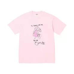   Supreme Paris Tee 'Light Pink' uniszex póló világos rózsaszín