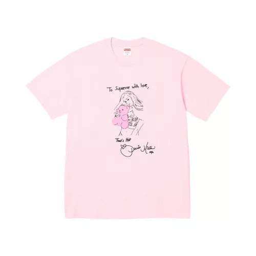 Supreme Paris Tee 'Light Pink' uniszex póló világos rózsaszín