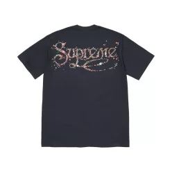 Supreme Gems Tee 'Navy' – termékfotó, oldalnézet