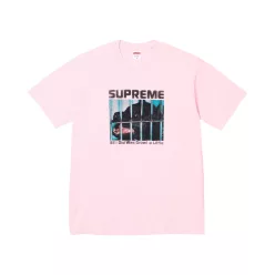   Supreme Growl Tee 'Light Pink' uniszex póló világos rózsaszín