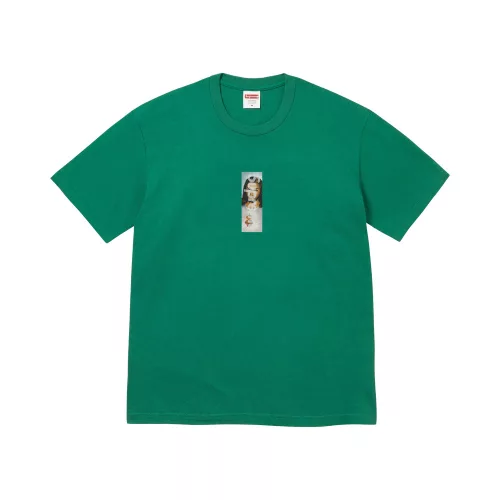 Supreme Prayer Card Box Logo Tee 'Light Pine' – termékfotó, oldalnézet