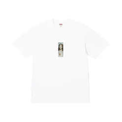Supreme Prayer Card Box Logo Tee 'White' – termékfotó, oldalnézet