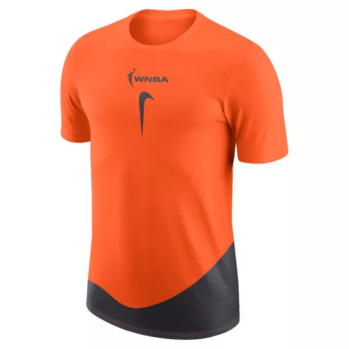 Team 13 Women's Nike WNBA Crew-Neck T-Shirt Brilliant Orange – termékfotó, oldalnézet