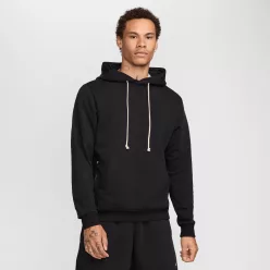 Nike Standard Issue Men's Dri-FIT Pullover Basketball Hoodie Black/Pale Ivory – termékfotó, oldalnézet