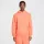 Nike Standard Issue Men's Dri-FIT Pullover Basketball Hoodie Light Wild Mango/Heather/Pale Ivory – termékfotó, oldalnézet
