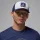 Jordan Rise Jumpman Trucker Cap White Blue – termékfotó, oldalnézet