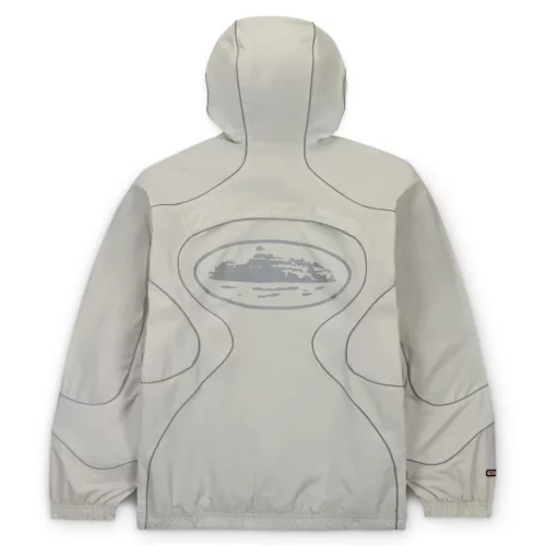 Nike x Corteiz Tracksuit Jacket Grey – termékfotó, oldalnézet