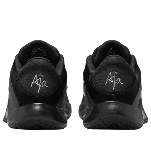 Nike A'ja Wilson A'One Black Dark Smoke Grey (Women's) alacsony szárú sneaker – termékfotó, oldalnézet