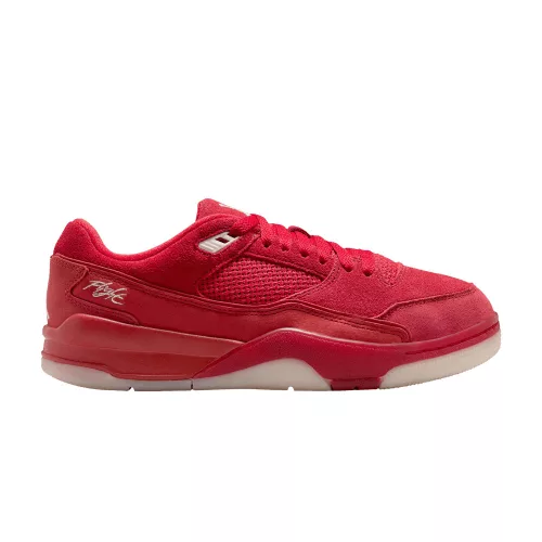 Jordan Flight Court Varsity Red Muslin Sail (Women's) alacsony szárú sneaker – termékfotó, oldalnézet