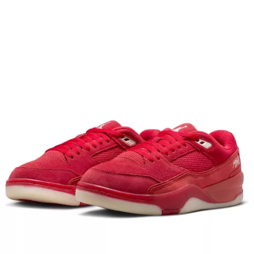 Jordan Flight Court Varsity Red Muslin Sail (Women's) alacsony szárú sneaker – termékfotó, oldalnézet