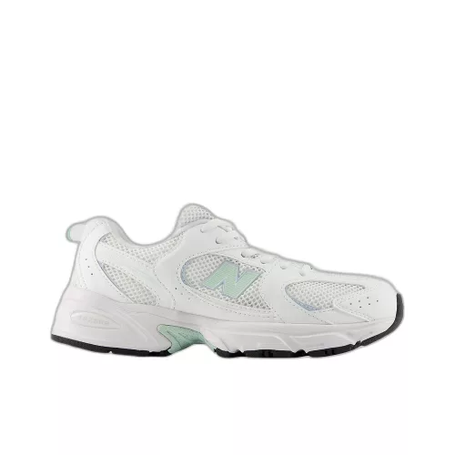 New Balance 530 White Cosmic Jade (GS) alacsony szárú sneaker – termékfotó, oldalnézet