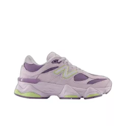 New Balance 9060 Purple Lime (GS) alacsony szárú sneaker – termékfotó, oldalnézet