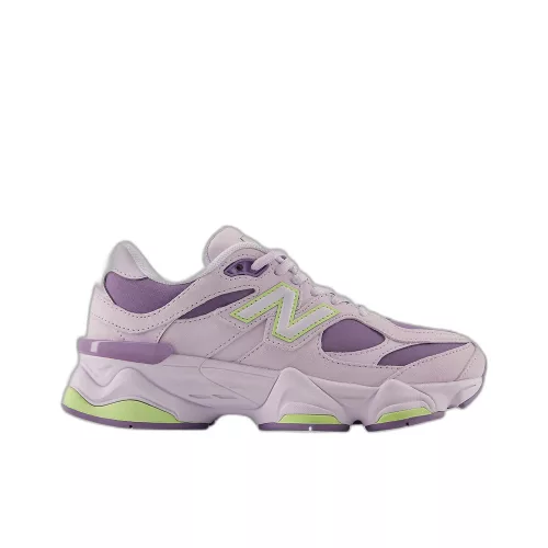 New Balance 9060 Purple Lime (GS) alacsony szárú sneaker – termékfotó, oldalnézet