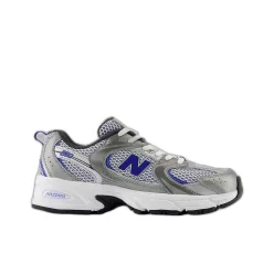 New Balance 530 Dark Silver Metallic Royal (GS) alacsony szárú sneaker – termékfotó, oldalnézet