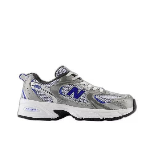 New Balance 530 Dark Silver Metallic Royal (GS) alacsony szárú sneaker – termékfotó, oldalnézet