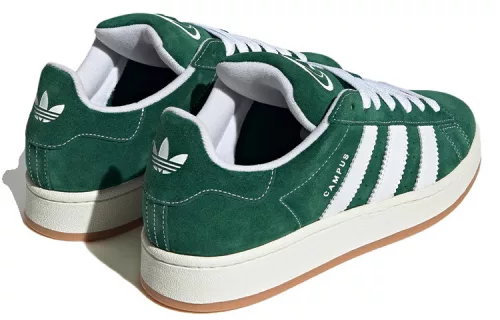 adidas Campus 00s Dark Green Cloud White alacsony szárú sneaker – termékfotó, oldalnézet