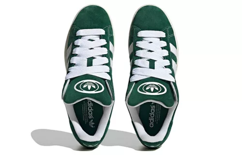 adidas Campus 00s Dark Green Cloud White alacsony szárú sneaker – termékfotó, oldalnézet