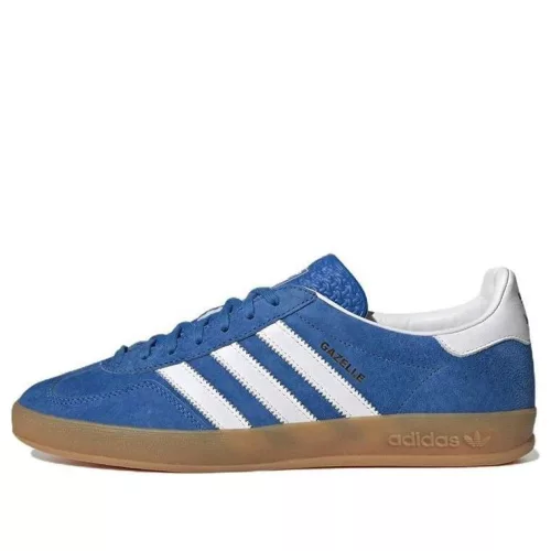 adidas Gazelle Indoor Blue Bird Gum alacsony szárú sneaker – termékfotó, oldalnézet
