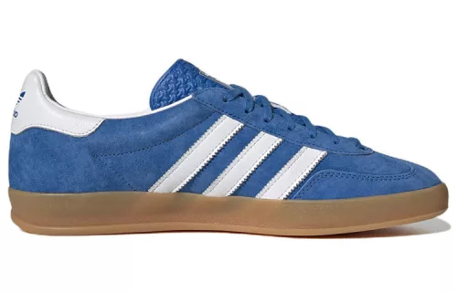adidas Gazelle Indoor Blue Bird Gum alacsony szárú sneaker – termékfotó, oldalnézet