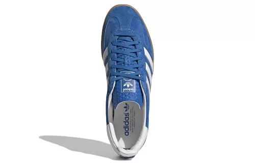 adidas Gazelle Indoor Blue Bird Gum alacsony szárú sneaker – termékfotó, oldalnézet