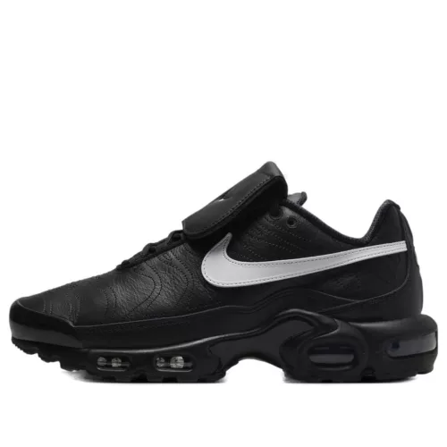 Nike Air Max Plus Tiempo Black White (Women's) alacsony szárú sneaker – termékfotó, oldalnézet
