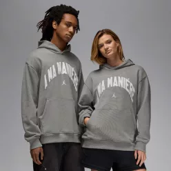 Jordan X A Ma Maniere Hoodie Flat Pewter – termékfotó, oldalnézet