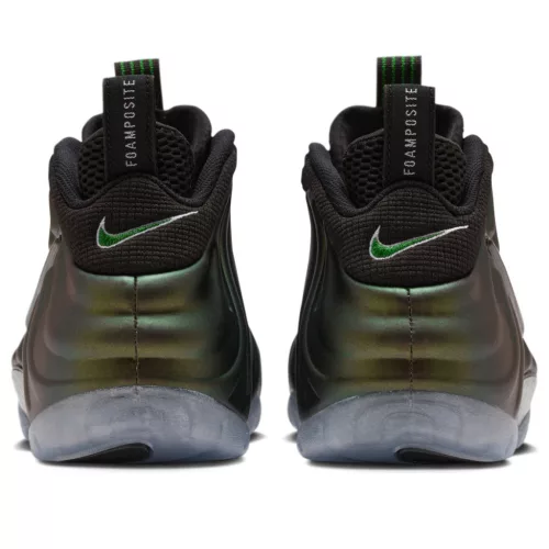 Nike Air Foamposite Pro Pine Green (2025) alacsony szárú sneaker – termékfotó, oldalnézet