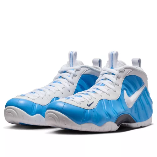 Nike Air Foamposite Pro University Blue (2026) alacsony szárú sneaker – termékfotó, oldalnézet