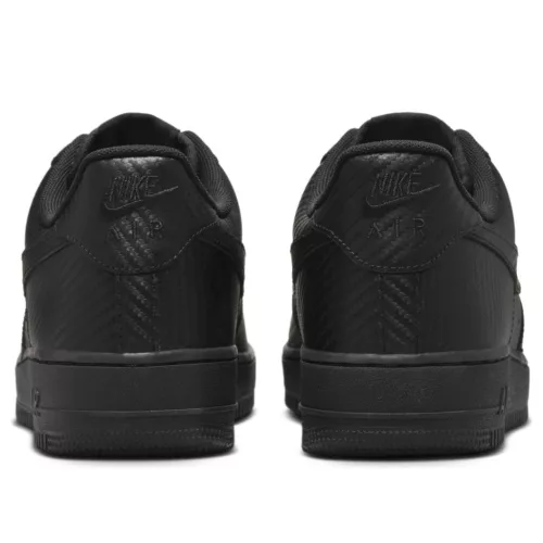 Nike Air Force 1 Low Black Carbon Fiber alacsony szárú sneaker – termékfotó, oldalnézet