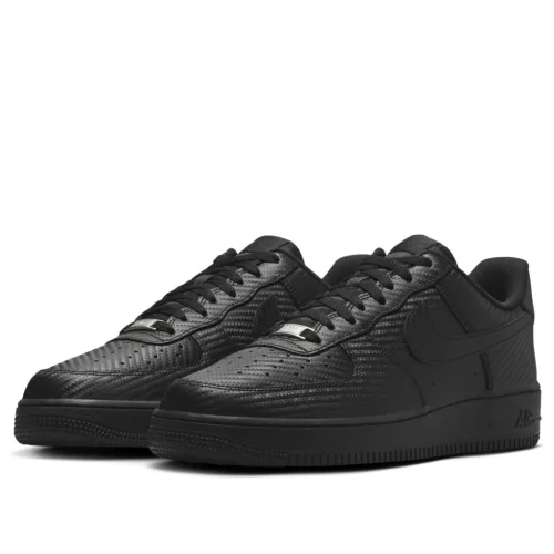 Nike Air Force 1 Low Black Carbon Fiber alacsony szárú sneaker – termékfotó, oldalnézet