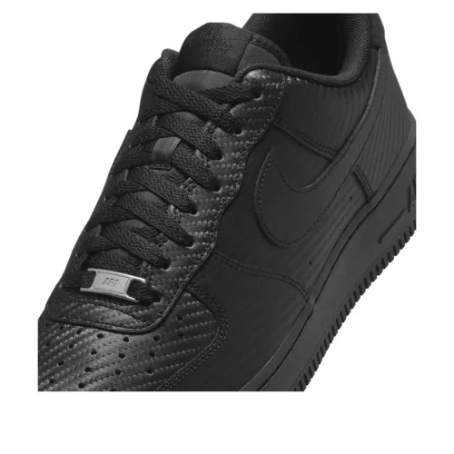 Nike Air Force 1 Low Black Carbon Fiber alacsony szárú sneaker – termékfotó, oldalnézet